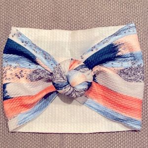 Top knot headwrap baby girl